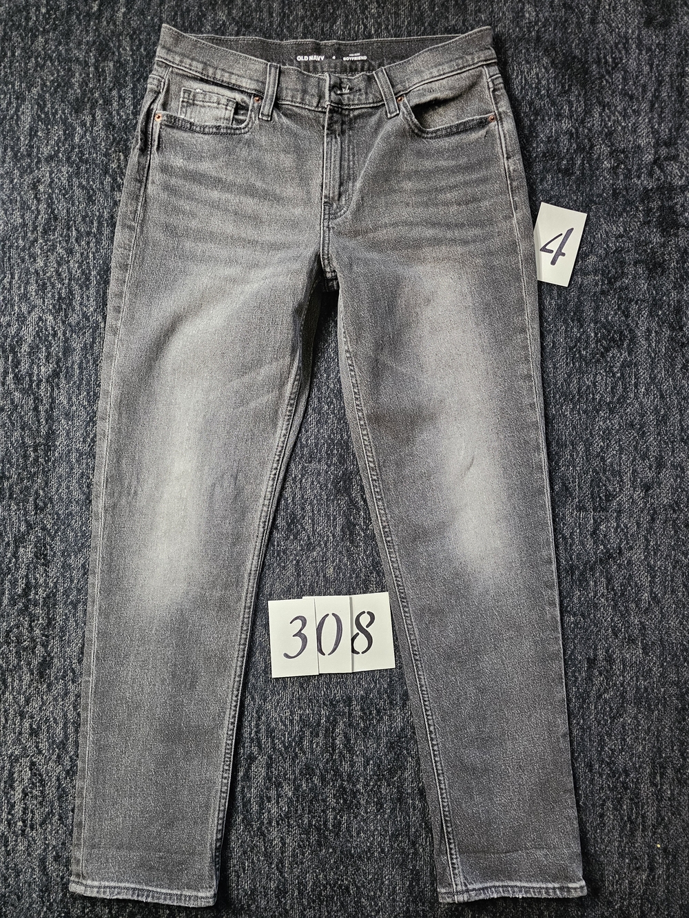 Old Navy Faded Gray Boyfriend Jeans